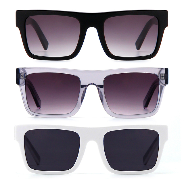 Retro Vintage Black Sunglasses Luxury Private Label Acetate Sunglasses 2024 Custom Designer Women Men Sunglasses