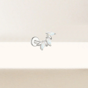 Nuevos Pendientes de Plata 925 con Borla en Forma de Trébol y Flor para Uso Diario - Product Image 3