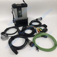 Laptop v110 para camiones, coches y furgonetas Benz, herramienta de diagnóstico DTS MONACO Vediamo Starfinder xentry c5 Doip wifi, Multiplexor mb sd c5 vs c4