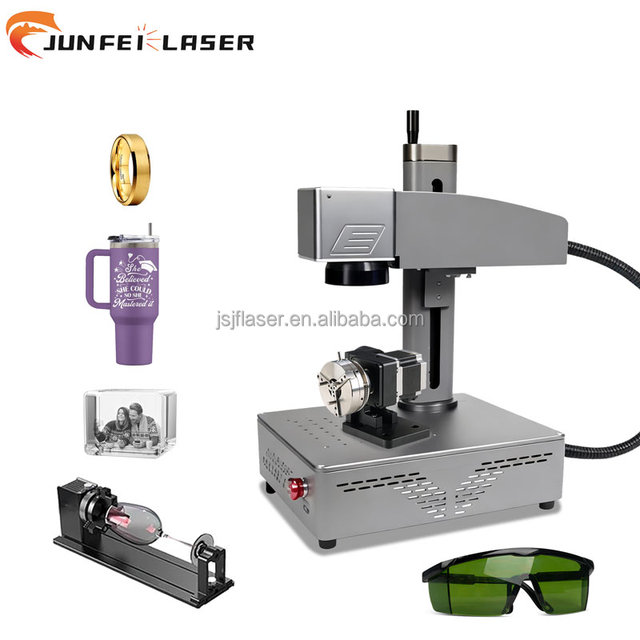JUNFEI UV Laser Engraving Machines 5W 10W 3d Photo Crystal Laser Engraving Machine Glass Surface Marking Laser Machines