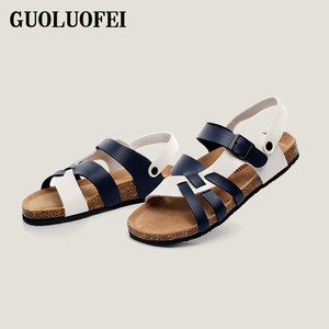 Sandalias de Verano para Hombre, con Suela de Corcho, Antideslizantes, con Hebilla y Correa, Estilo Coreano, Casuales, para Exteriores y Playa - Product Image 2