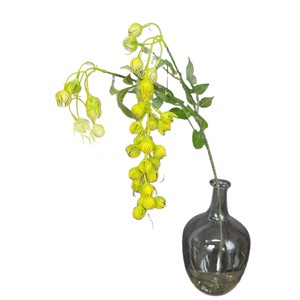 Fleurs artificielles suspendues en forme de flocon de neige Jinxi, branche unique, fleurs en soie, décorations de plafond pour mariage, accessoires d'intérieur et d'extérieur - Product Image 4