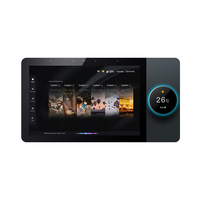 Panneau de commande central multifonction intelligent Tuya Home WiFi Android avec écran IPS 8 pouces, type UE, à encastrer, avec passerelle Zigbee