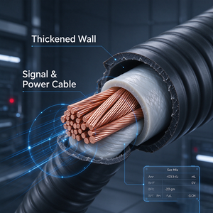 Tubo de Protección de Cables Automotrices Resistente, Corrugado y Termorresistente para Uso en Automóviles - Product Image 1
