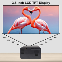 Projecteur intelligent natif 1080p 4k Android pour cinéma maison, bureau, entreprise, école, salle d'éducation, vidéo projecteur 4k