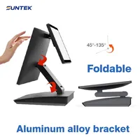 Système de point de vente SUNTEK SC2, Windows, écran tactile double 15,6 + 10,1 pouces, terminal de caisse intelligent tout-en-un, certifié CE