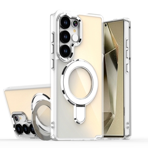 Funda de teléfono con soporte magnético amarillo Anti Color láser, funda de teléfono con protección a prueba de golpes para <span class=keywords><strong>Samsung</strong></span> <span class=keywords><strong>Galaxy</strong></span> S25 24 <span class=keywords><strong>22</strong></span> 21 Ultra - Product Image 4