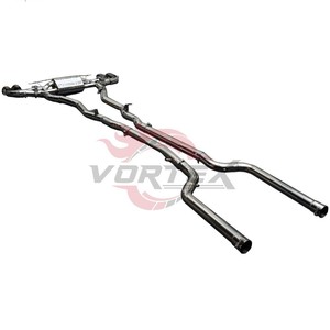 Système d'échappement performance Vortex S63 compatible avec M8 F91 F92 4.4T Valvetronic Catback, silencieux racing, kit d'amélioration du son, embouts quadruples. - Product Image 3