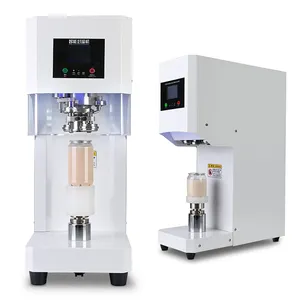 Otomatik 55MM kalibreli süt çay içecek şişesi PET alüminyum şişe 330/500/650ml Can mühürleyen teneke kutu sızdırmazlık makinesi