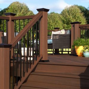 Ensemble de clôture d'usine Jardin composé Extérieur Clôture en <span class=keywords><strong>bois</strong></span> moderne en plastique Wpc pour panneau extérieur - Product Image 3
