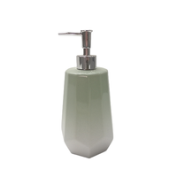 Distributeur de savon en céramique bleu clair dégradé oriental bon marché bouteilles de shampoing accessoires de salle de bains pour la décoration d'hôtel et de maison
