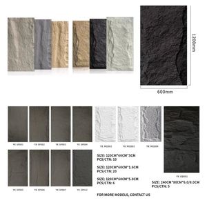 Pannello Murale Moderno in Finta <span class=keywords><strong>Pietra</strong></span> PU per Rivestimento di Pareti Interne ed Esterne di Ristoranti e Hotel - Product Image 6