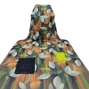 Vêtements Kanga pour femmes, écologiques et luxueux, 3 pièces, broderie à motifs floraux, matière polyester, coupe ample, pour occasions spéciales - Product Image 5