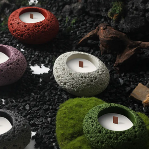 Elegantes velas de fragancia de cerámica simples Fabricante directo Velas perfumadas Premium para el ambiente del hogar - Product Image 3