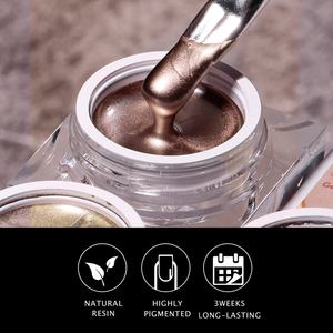 JTING <b>Top</b> Quality High End 4 Colors Gold and Sliver Metal Effect Mirror <b>Metallic</b> Nail Gel Polish OEM Esmaltes De Gel <b>Metallic</b> - Product Image 2