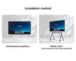 Pizarra Interactiva Inteligente de 55"/65" Serie HB 4K UHD con <span class=keywords><strong>Pantalla</strong></span> Táctil de Doble Lápiz para Reuniones Empresariales <span class=keywords><strong>en</strong></span> Interiores y Tiendas Minoristas - Product Image 4