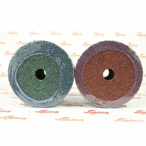 Abrasive Grinding Disc 100mm Grit 120 Aluminum Oxide Abrasive Grinding Fiber Disc For Woods And Metal