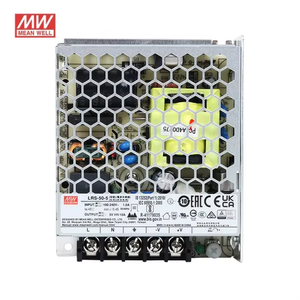 LRS-50-5 - 5V 10A 50W Meanwell SMPS แหล่งจ่ายไฟโลหะสำหรับระบบอัตโนมัติ - Product Image 5