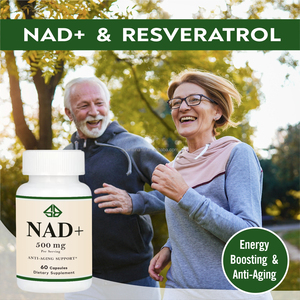 OEM Nicotinamide Riboside Hydrogen Melate NAD+ 60 Capsule Rigide Trans-Resveratrolo 500mg Supporto Energetico per Adulti - Product Image 3