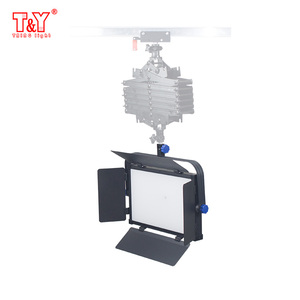 Equipo de videografía <span class=keywords><strong>DMX</strong></span>/panel de luz LED de estudio remoto con barndoor - Product Image 3