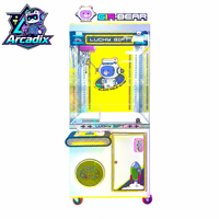 Machine à griffes à monnayeur pour poupées et peluches, jeu d'arcade d'intérieur pour centre commercial, vente en gros