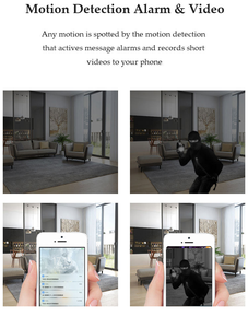 Caméra de sécurité WiFi miniature OiKay <span class=keywords><strong>2K</strong></span> 1080P, montage magnétique à 360 degrés, vision nocturne IR, détection de mouvement, pour utilisation avec l'application <span class=keywords><strong>Xiaomi</strong></span> Android - Product Image 3