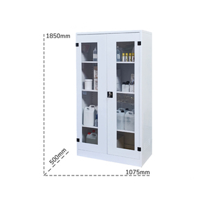 Gabinete de seguridad de laboratorio Carvel 1075x500x1850mm con puertas de plexiglás - Product Image 2