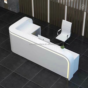 Petit bureau de réception moderne Discours de l'<span class=keywords><strong>hôte</strong></span> podium Salle de <span class=keywords><strong>réunion</strong></span> Bureau de réception Caissier <span class=keywords><strong>à</strong></span> <span class=keywords><strong>la</strong></span> réception Comptoir spa personnalisé - Product Image 6
