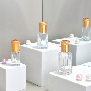 ขวดแก้วทรงเหลี่ยมคุณภาพสูงขนาด 3 มล. 5 มล. พร้อมลูกกลิ้งเหล็กและแก้ว - Product Image 6