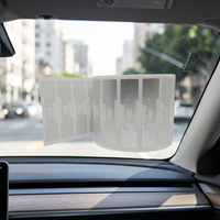 Étiquette RFID UHF personnalisée pour pare-brise de voiture, lecture longue portée, suivi des véhicules, autocollants RFID UHF pour pare-brise