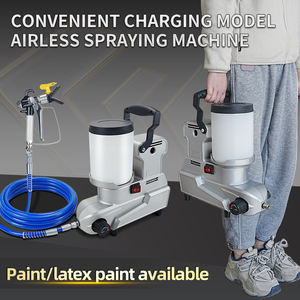 JIEWER جهاز رش طلاء محمول لا هوائي عالي الضغط بقوة 1600 واط و220 فولت للاستخدام الشخصي مع فوهة 517 لطلاء اللاتكس - Product Image 2