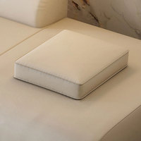 Ensemble de canapés d'angle en cuir de première qualité, de forme spéciale, de luxe moderne, pour salon et villa