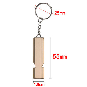 Sifflet de formation pour chien de compagnie Sifflet d'entraînement bicolore en aluminium Outil d'entraînement pour chats et <span class=keywords><strong>oiseaux</strong></span> pour <span class=keywords><strong>le</strong></span> contrô<span class=keywords><strong>le</strong></span> <span class=keywords><strong>des</strong></span> aboiements Sifflet de survie - Product Image 3