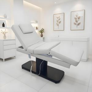 Cama de Masaje Eléctrica para Salón de Belleza con Base Negra para Salón de Alta Gama - Product Image 6