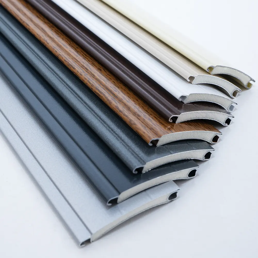 High Wear-resistance PU/PA Painting Aluminum Roller Shutter Profiles with Foam