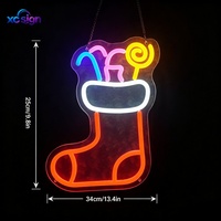 Guirlande de Noël LED néon, alimentée par USB, texte statique 3D, décoration murale pour la maison, le bar, la vitrine, les fêtes