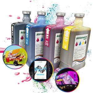 Pièces de machines d'impression, encre éco-solvant CYMK 500 ml/bouteille, consommables pour imprimante éco-solvant pour imprimante Roland - Product Image 1