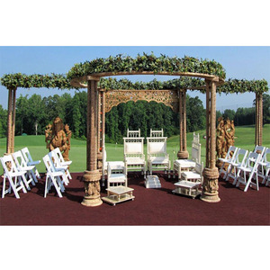 Trépied en bois sculpté pour mariage au royaume-uni, magnifique support, brins uniques, 1 pièce - Product Image 1