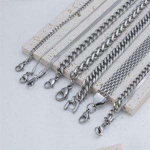 Pulsera Personalizada Unisex, Joyería Impermeable, Chapada en Oro, de Acero Inoxidable, Estilo Cubano, Cadena de Serpiente - Product Image 2