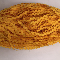 Ruban coloré Zig Zag dentelle garniture 5mm Polyester Ric Rac ruban pour artisanat