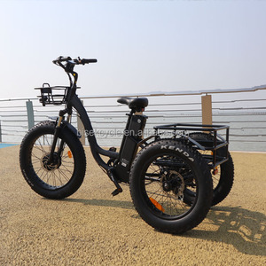 Bicicleta eléctrica de 3 ruedas, triciclo de neumáticos anchos, 24x4,0 - Product Image 4