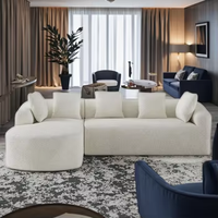 Nouveau design 2025 – Ensemble de canapés compressés sous vide en forme de L – Mobilier de salon moderne pour ameublement de salon