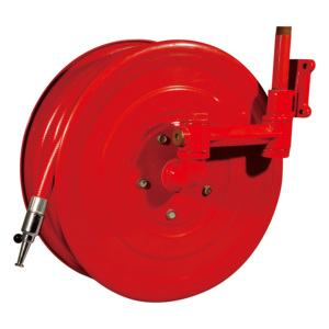 Enrouleur de tuyau d'incendie à bras pivotant personnalisable, durable et portable, en PVC et caoutchouc - Product Image 1