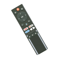 Télécommande vocale RCU Starsat OEM ODM de l'usine Hostrong, compatible avec les téléviseurs LED LCD intelligents, prise en charge de la personnalisation
