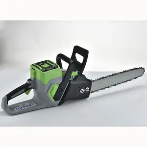 Cordless Electric Chain Saw With 60V Lithium Ion Battery For Wood Cutter