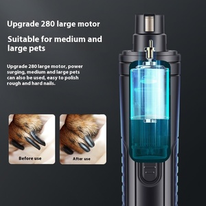 Dreileichter elektrischer Nagels chl eifer für Katzen und Hunde TPR & Plastik bürsten für exklusive Tierhandlungen - Product Image 5