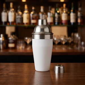 Juego de Herramientas de Bar Seasons Modelo 113349-2, Coctelera de Acero Inoxidable Reciclado, Jigger Metálico con Logotipo Personalizado, Ecológico - Product Image 3