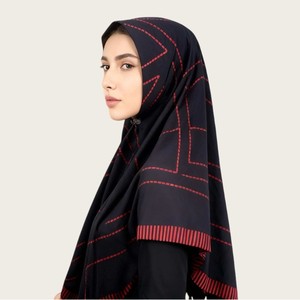 Nuevo Hijab Cuadrado de Tela Estampada Perfumada de 110*110 cm, Tela Elástica con Sensación de Terciopelo, Hijab Cuadrado con Estampado Digital - Product Image 2
