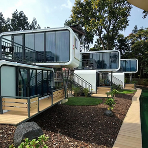 Casa Prefabricada Personalizada em Forma de Maçã, Dupla Camada, Com Quarto Único, Totalmente Mobiliada, Casa Container com Terraço - Product Image 2