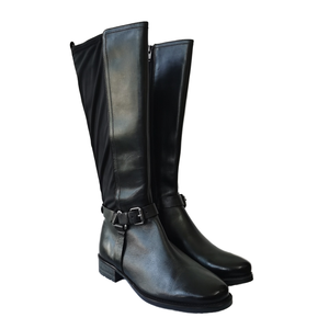 Bottes longues en cuir de vache véritable pour femmes, chaussures de créateur de mode, automne-hiver 2026, nouvelles bottes à boucle de ceinture, hauteur genou, marron - Product Image 2